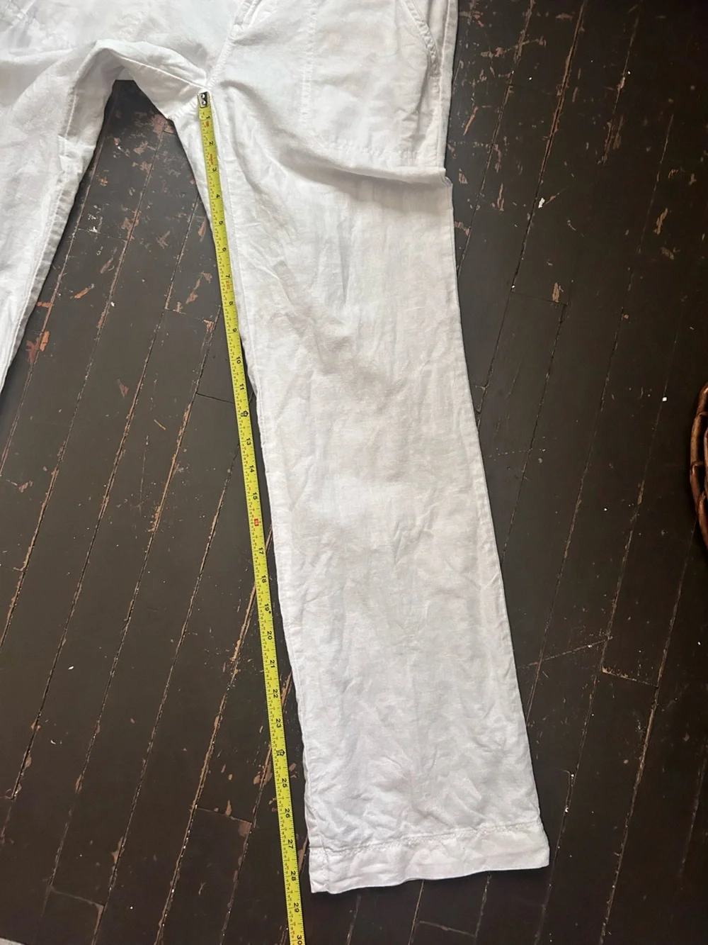 Banana Republic Low Rise Cotton Linen Pants